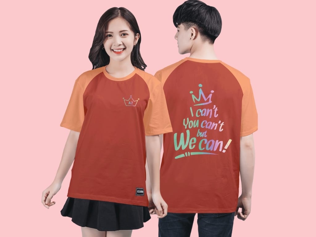 Áo lớp đỏ cam là sự hòa quyện giữa nhiệt huyết của sắc đỏ và sự vui vẻ của sắc cam
