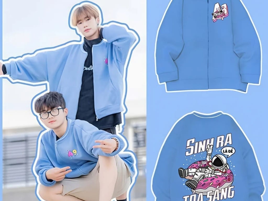 Áo khoác bomber là mẫu áo đồng phục lớp mùa đông mang đậm dấu ấn thời trang