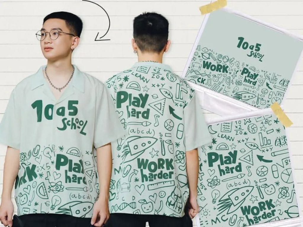 Slogan học tập góp phần tạo nên bản sắc riêng cho chiếc áo đồng phục lớp