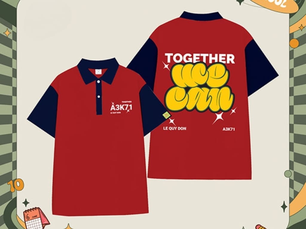 Slogan và logo áo đồng phục lớp cần kết hợp hài hòa với nhau
