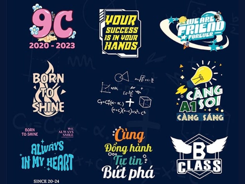 Những câu slogan hya và ấn lượng cho tập thể lớp