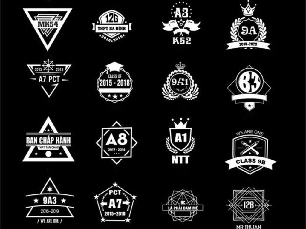 Logo kiểu biển tượng đặc trưng mang hơi hướng tối giản, hiện đại