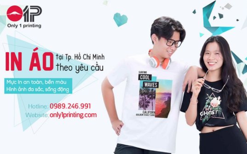 Only 1 Printing là địa chỉ in áo thun theo yêu cầu ở TPHCM khá nổi tiếng với giới trẻ
