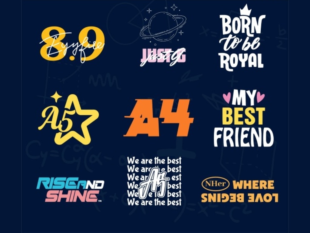 Mẫu logo lớp A4 tối giản hiện đại mang lại vẻ đẹp tinh tế, thanh lịch