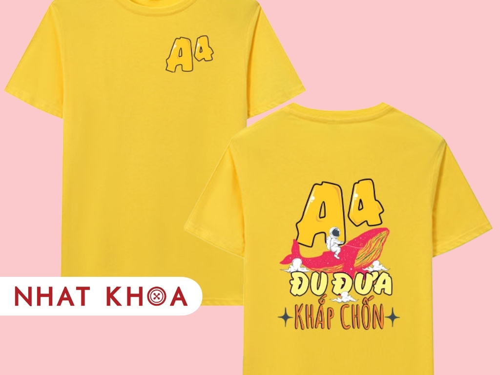 Logo lớp A4 được thiết kế tốt sẽ biến chiếc áo lớp trở nên thật đặc biệt