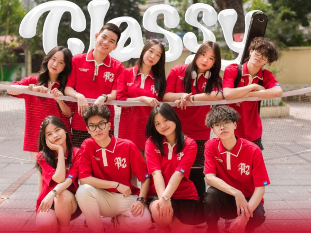 Logo lớp 10A3 vừa giúp trang trí áo lớp vừa thể hiện sự đoàn kết của cả tập thể