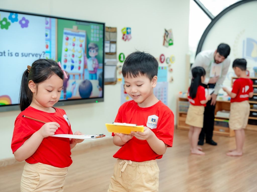 Chất vải thể hiện rỏ đồng phục mầm non có chất lượng hay không