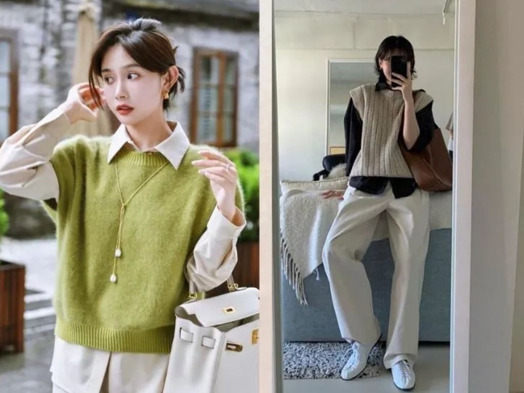 Áo gile không gây cảm giác vướng víu mà còn tăng thêm vẻ chuyên nghiệp cho giáo viên 