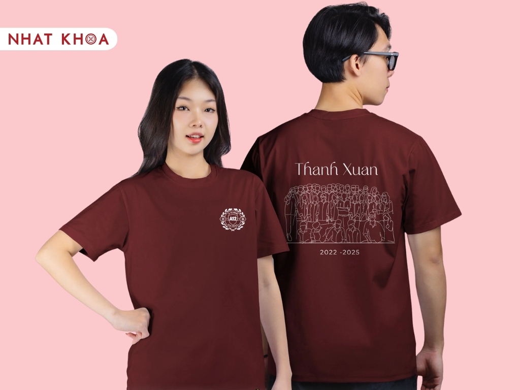 Bạn hãy chọn màu sắc cho thiết kế có độ tương phản tốt so với màu áo nền