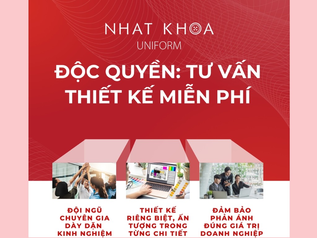 Nhất Khoa Uniform hỗ trợ tư vấn nhanh chóng và thiết kế miễn phí