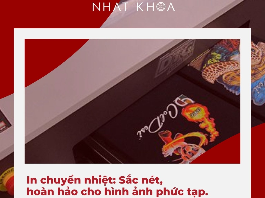 Nếu bạn in áo thun TPHCM có thiết kế phức tạp thì nên chọn in chuyển nhiệt