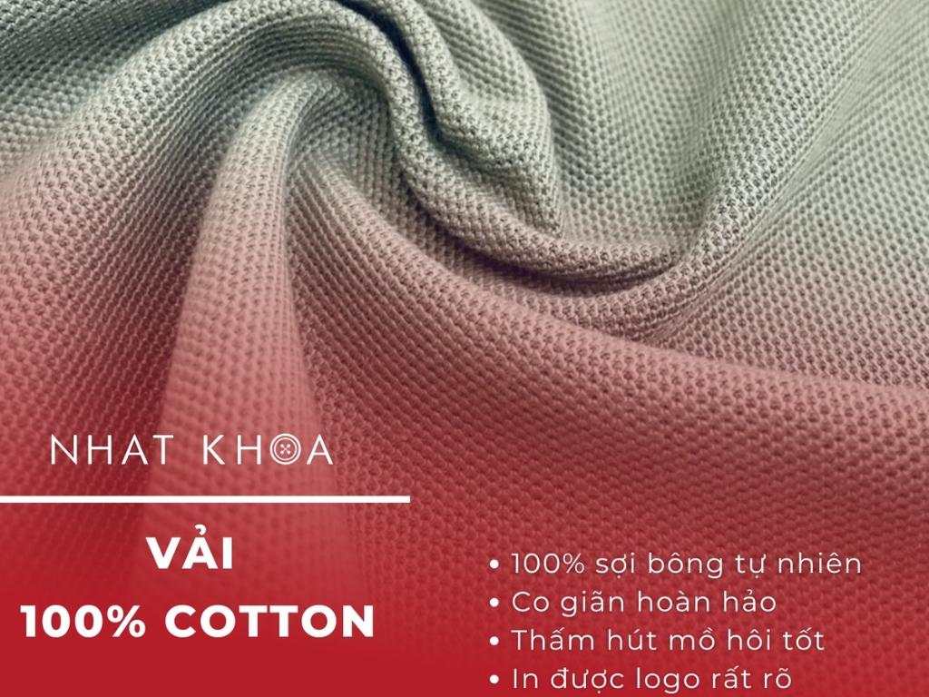 Nếu bạn muốn áo thoáng mát thì nên đặt in áo thun vải cotton