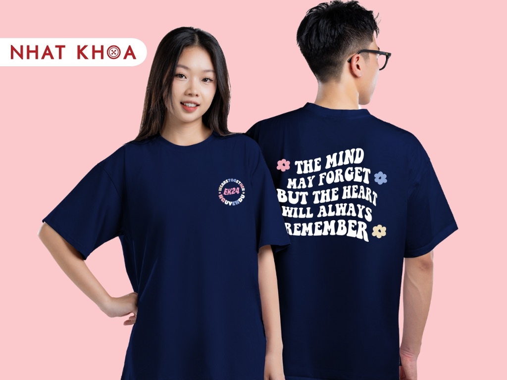 Khi đặt in áo thun Hồ Chí Minh, bạn có thể tham khảo thiết kế kiểu Typo Art