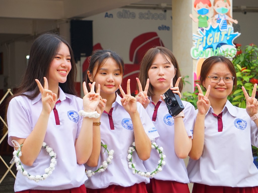 Đồng phục trường Quốc tế Á Châu góp phần xây dựng hình ảnh nhận diện đặc trưng