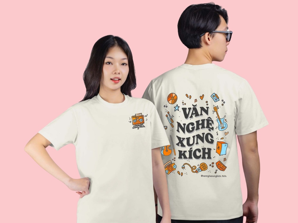 Một logo được thiết kế riêng sẽ làm cho chiếc áo nhóm trở nên ý nghĩa hơn