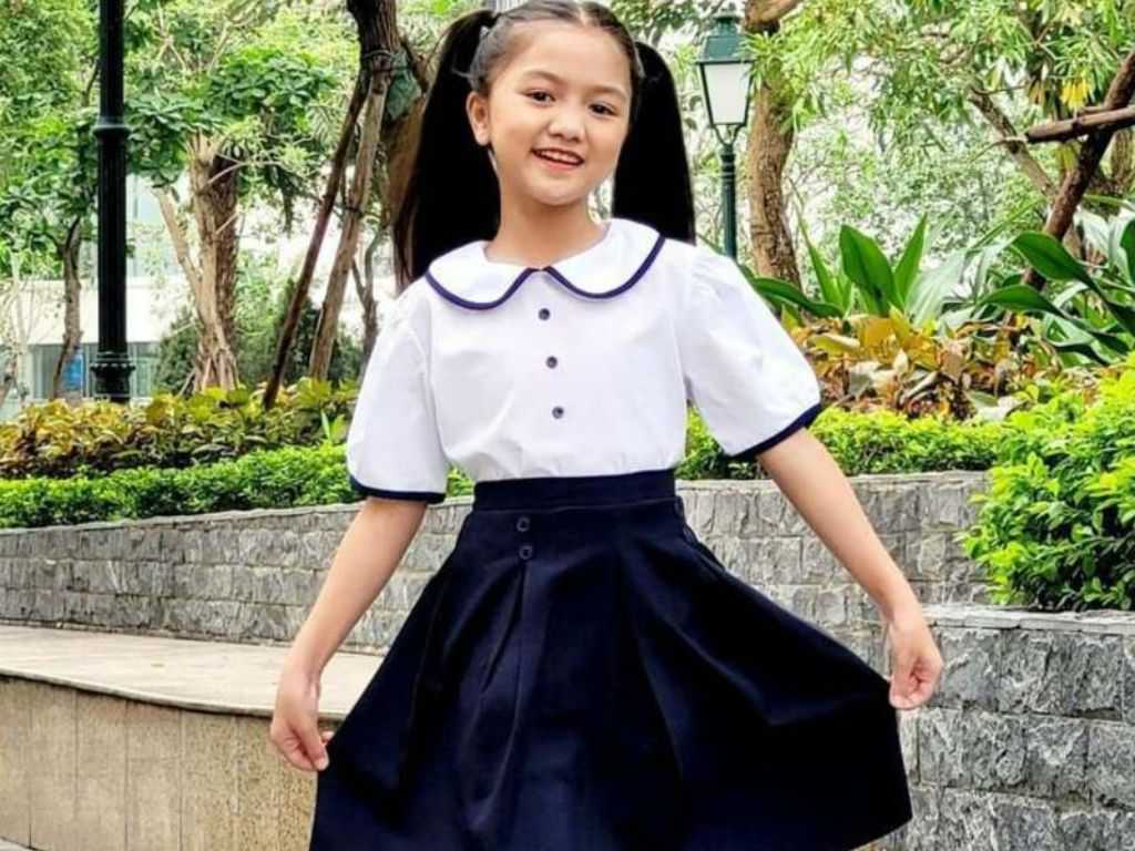Áo đầm học sinh tiểu học đẹp phải vừa vặn và chỉnh chu
