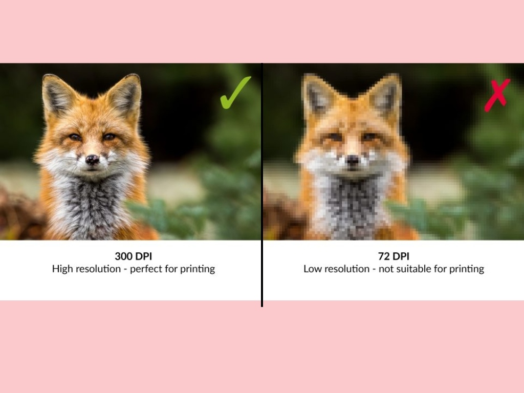 Bạn cần đưa file ảnh đạt tối thiểu 300 DPI để hình in không bị vỡ nét khi đặt in áo nhóm