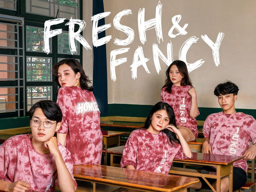 Loang màu tie-dye là hiệu ứng màu độc đáo tạo nên áo nhóm cực chất