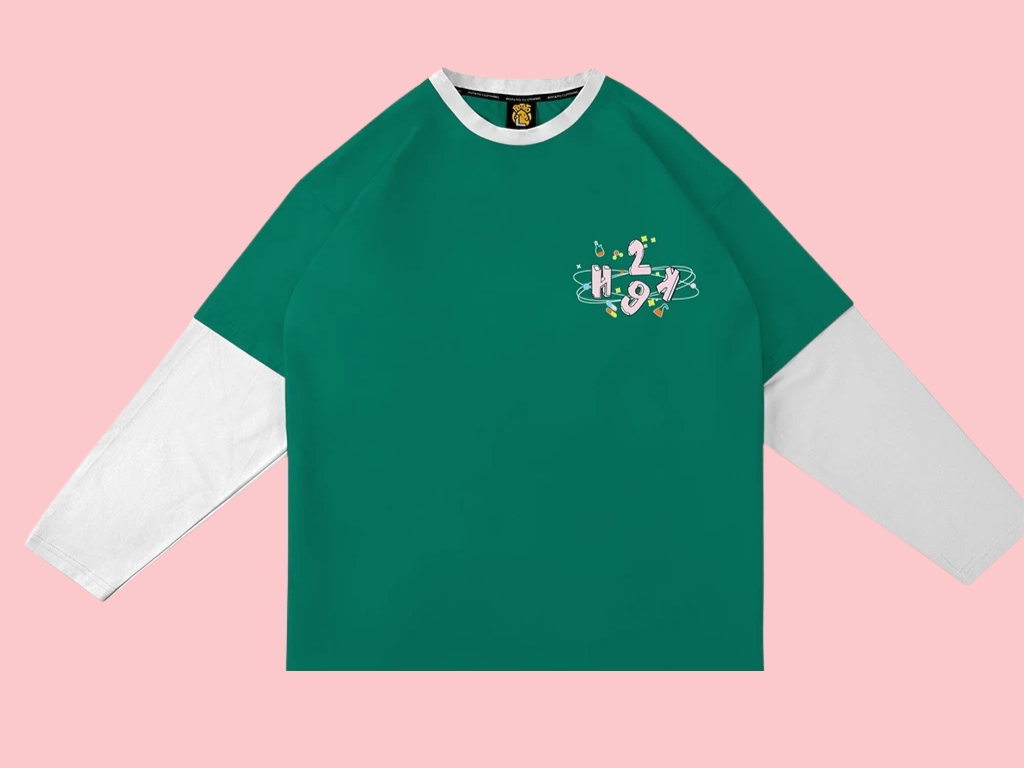 Bạn có thể thiết kế kiểu áp tay áo raglan tạo nên phong cách thể thao, khỏe khoắn