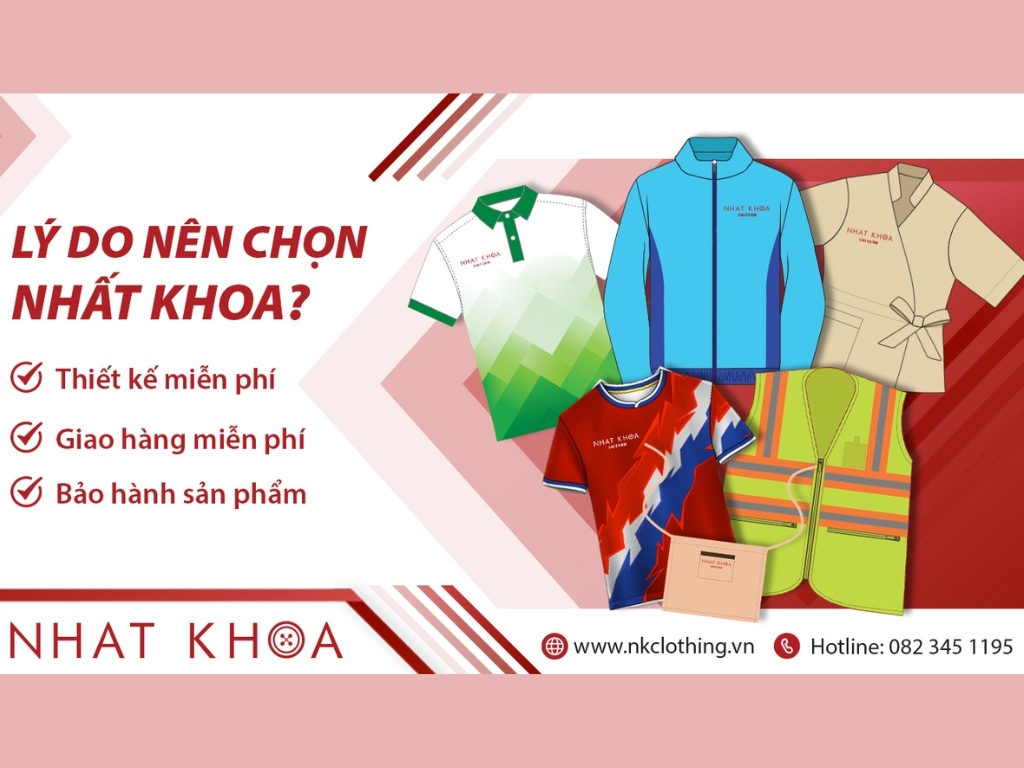 Nhất Khoa Uniform thiết kế logo áo nhóm đẹp và độc lạ miễn phí