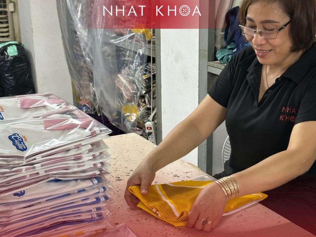Nhất Khoa cam kết chất lượng từ công đoạn cắt vải đến đóng gói