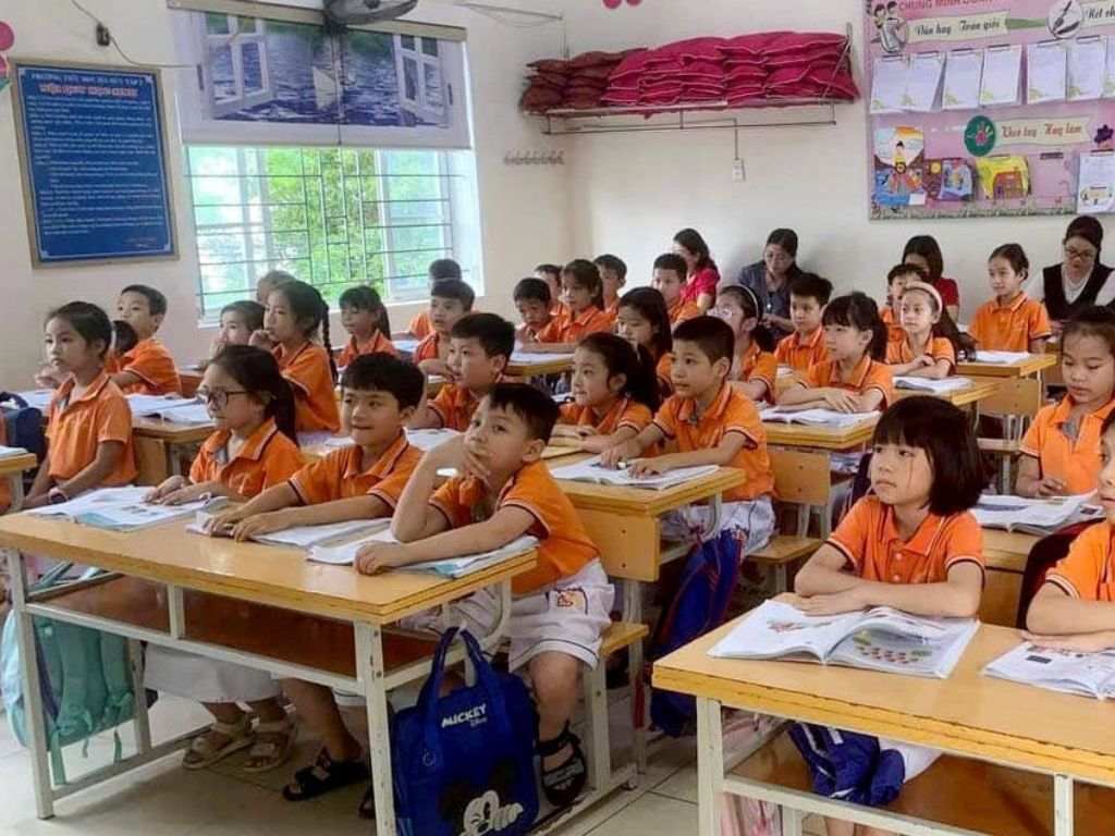 Các mẫu đồng phục học sinh cấp 2 bao gồm polo và quần đùi