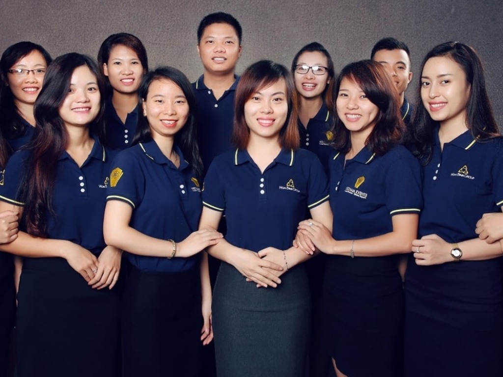 Vải cá sấu poly thường được ứng dụng để làm đồng phục công ty