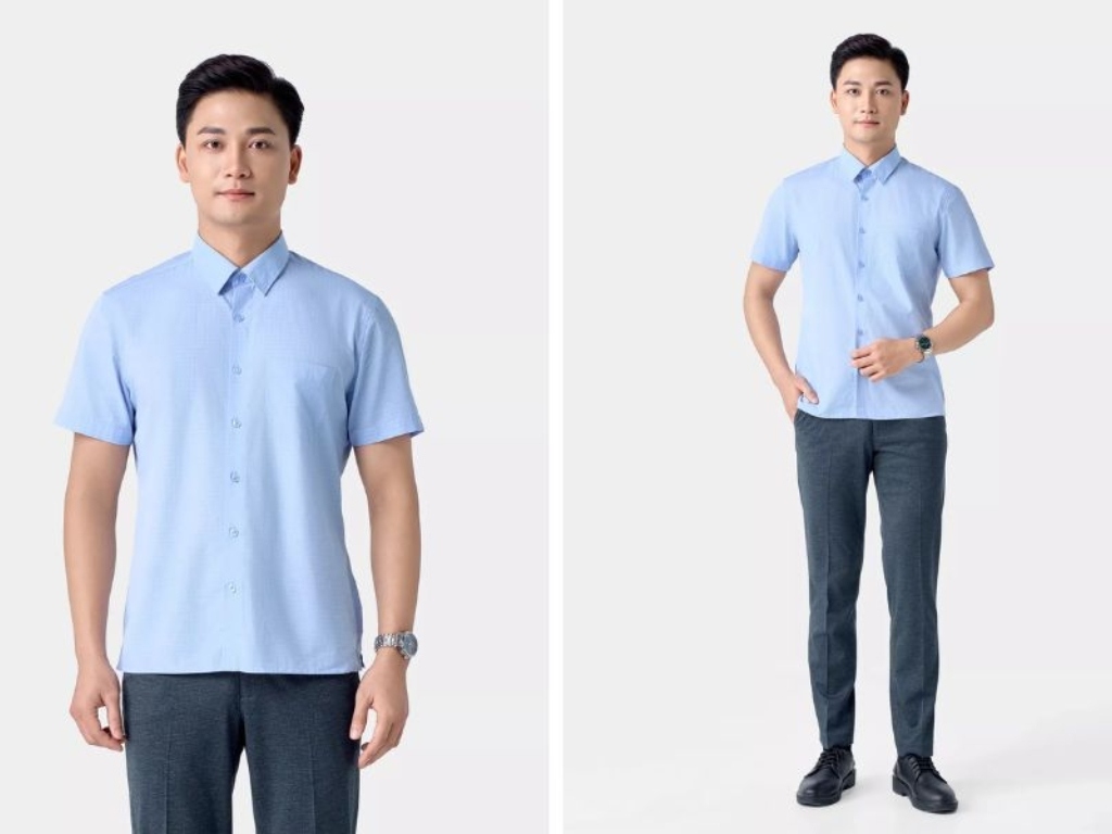 Vải cá sấu poly giúp giữ form áo tốt nhất