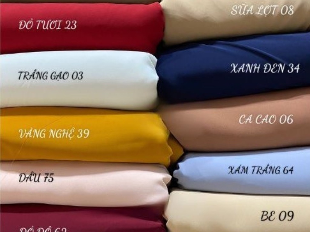 Vải cotton lạnh được tạo nên từ sợi poly kết hợp cùng sợi spandex để tăng độ co giãn