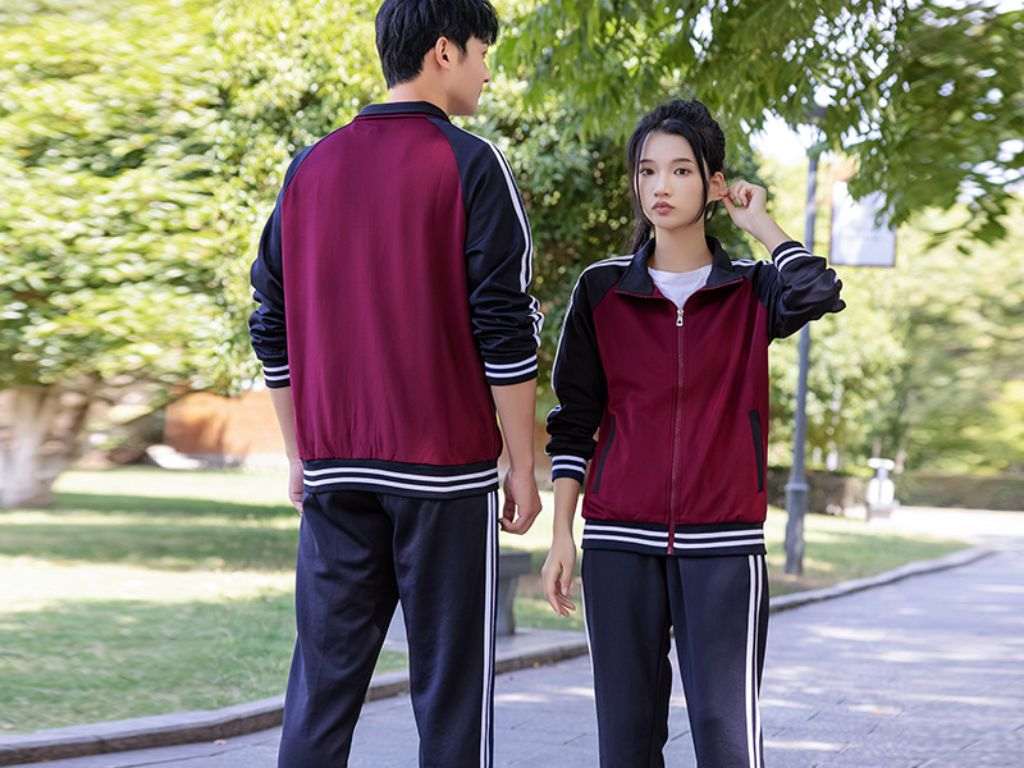 Đồng phục học sinh Trung Quốc nam kiểu thể thao