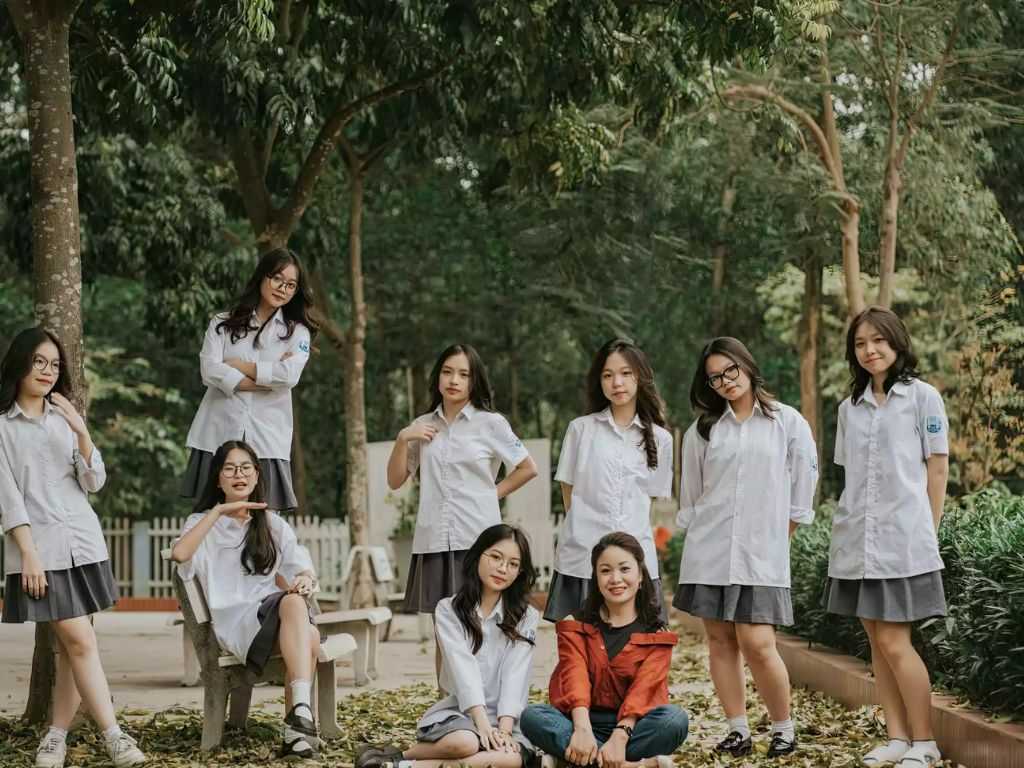 Những bộ đồng phục học sinh đẹp nhất Việt Nam thường có áo sơ mi