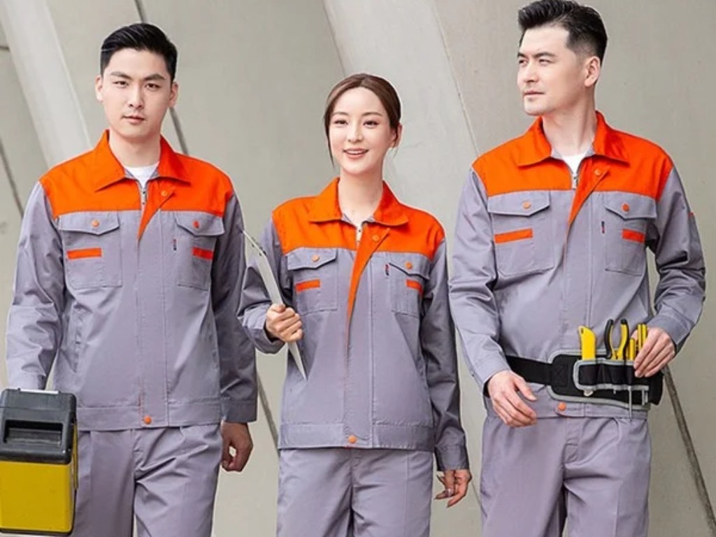 Vải cotton không co giãn phù hợp để may đồng phục bảo hộ lao động