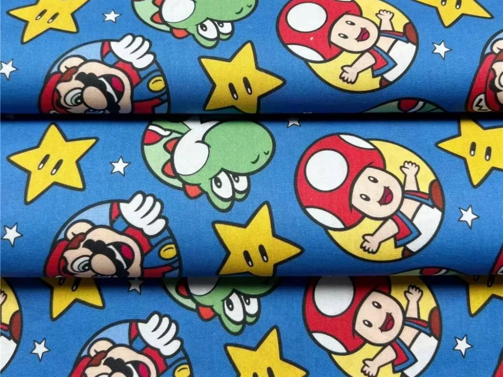 Vải cotton poplin hình in sắc nét và đẹp hơn so vải có cấu trúc dệt thưa