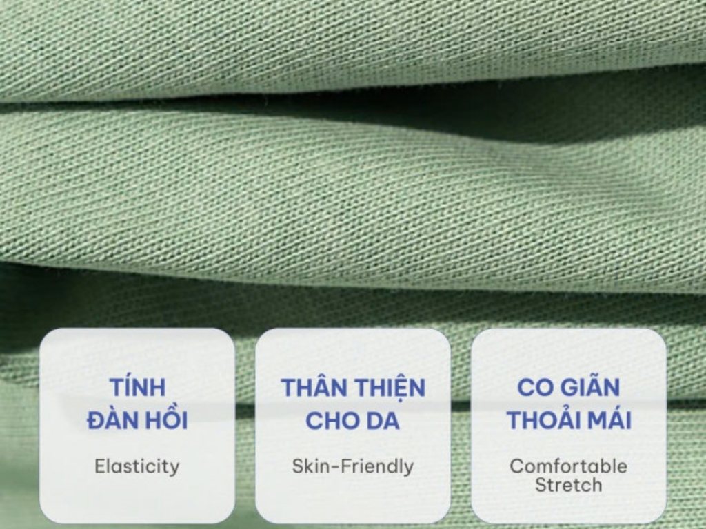 Khả năng co giãn 4 chiều giúp người mặc cử động cực kỳ dễ dàng