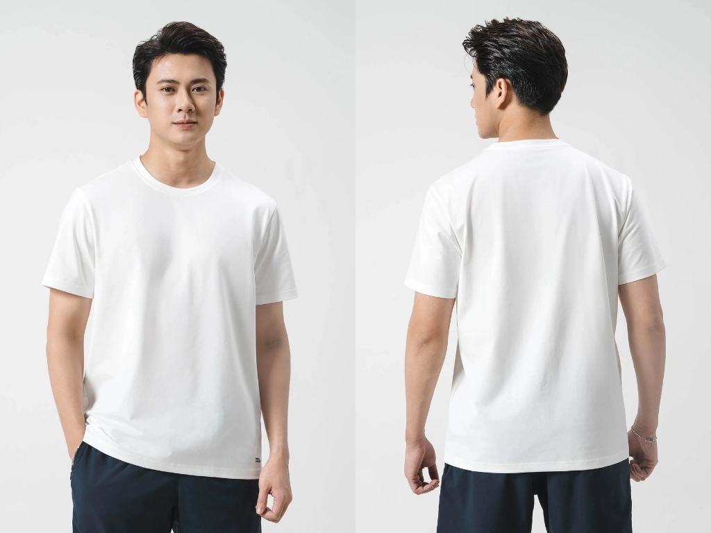 Áo thun cổ tròn là kiểu áo vải cotton thông dụng nhất