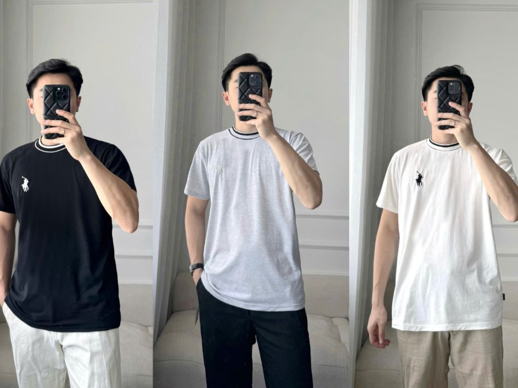 Xu hướng các mẫu áo phông nam đẹp hiện nay được thiết kế đơn giản