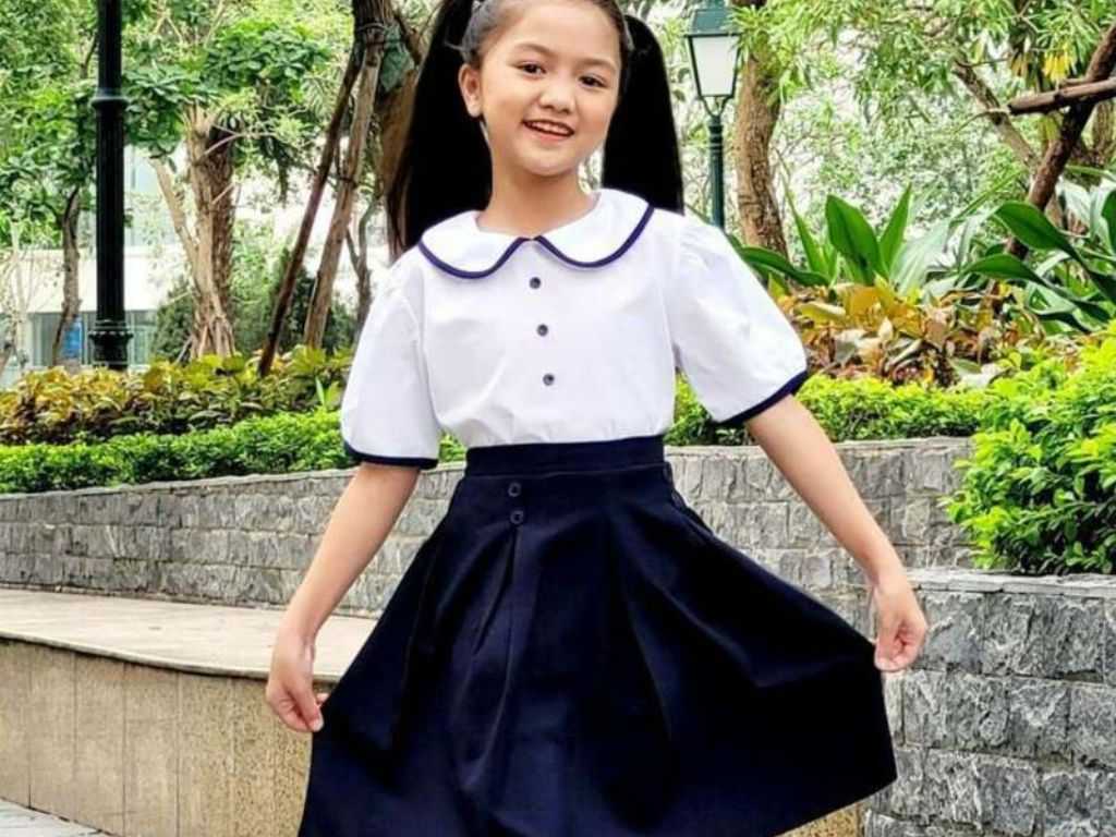 Chân váy học sinh đẹp phải luôn thẳng sau khi giặt