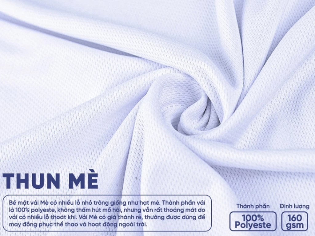Vải thun mè mang nhiều ưu điểm vượt trội