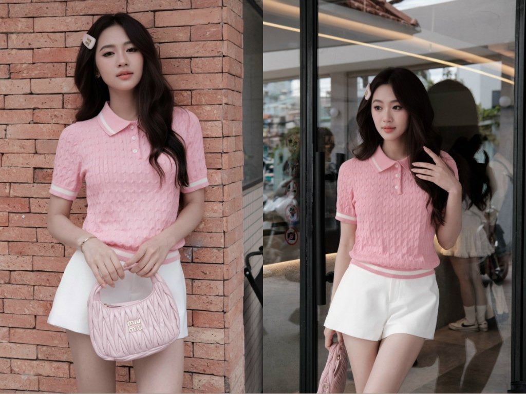 Vải dệt kim là lựa chọn tuyệt vời khi may kiểu áo polo