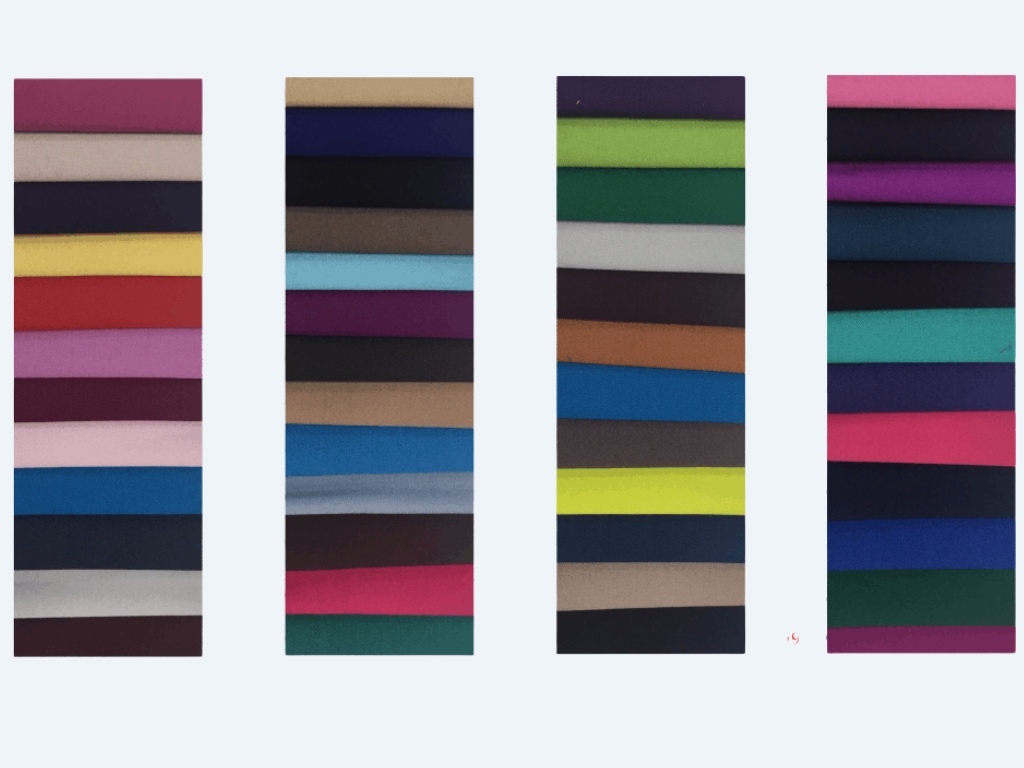 Bạn cần kiểm tra xưởng may in có cung cấp đa dạng chất liệu và màu sắc vải không