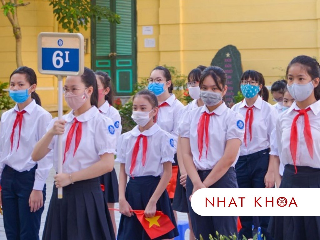 Bộ đồng phục trường THCS Trưng Vương