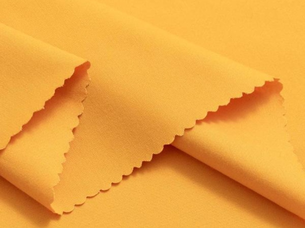 Vải kaki thun dày dặn, bền bỉ và có độ co giãn nhẹ