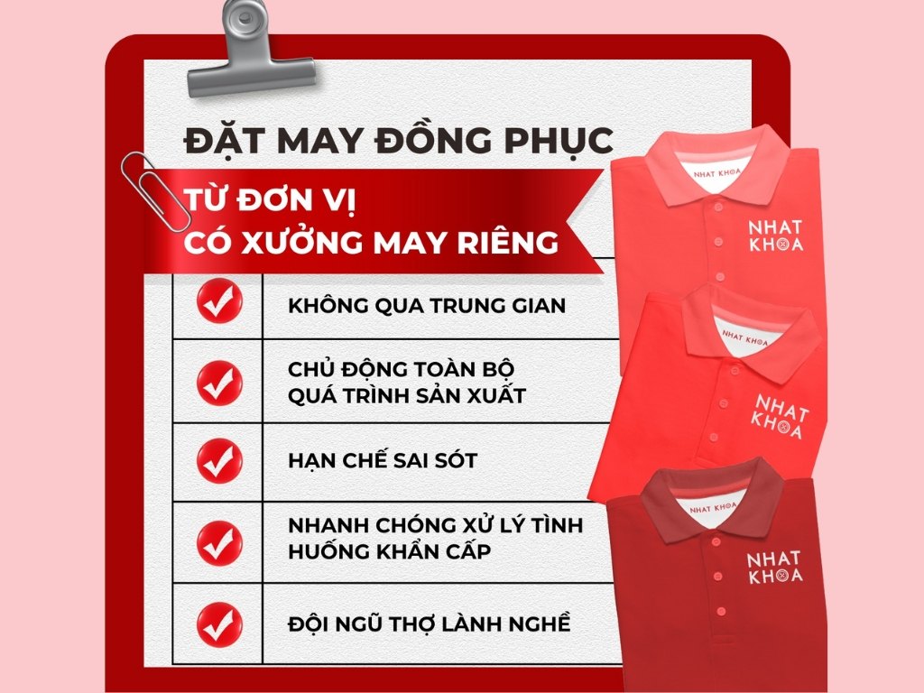 Những lợi ích khi làm việc với các đơn vị có xưởng may trực tiếp