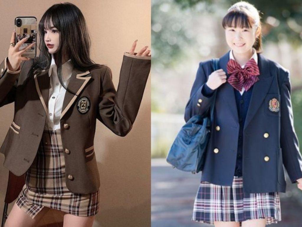 Phụ kiệm đi kèm đồng phục thường là nơ ở cổ