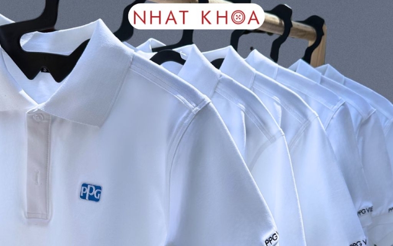 Mẫu áo polo được Nhất Khoa Uniform sản xuất