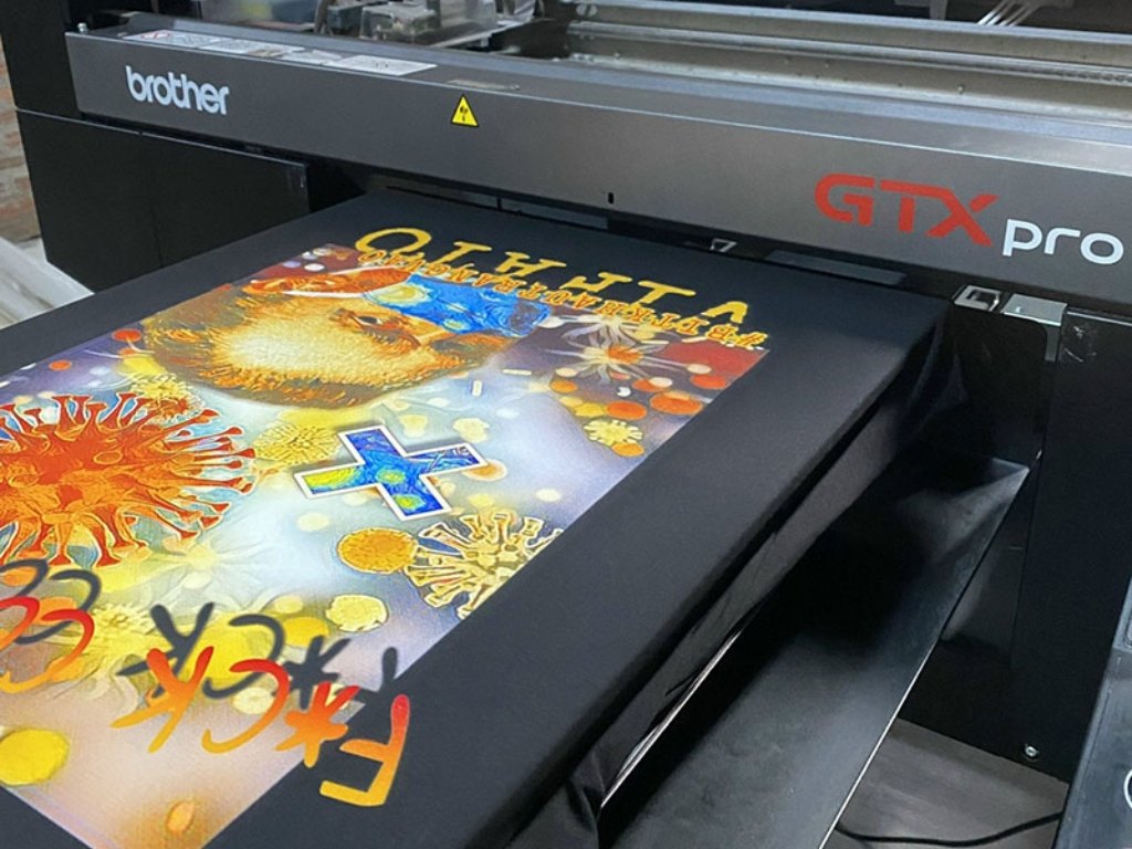 Kỹ thuật in DTG cho hình in sắc nét, màu sắc trung thực