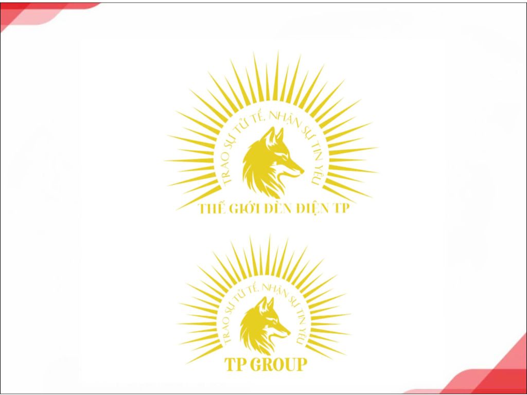Logo của TP Group được thiết kế nhỏ gọn
