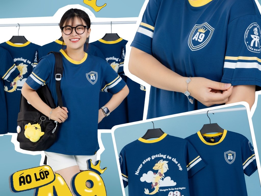Bạn có thể khai thác logo lớp để làm hình in cho áo lớp thêm ấn tượng