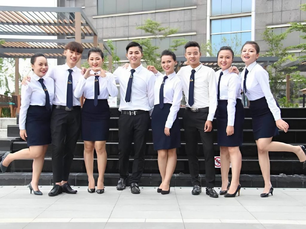 Bạn nên kết hợp áo sơ mi với quần tây/chân váy bút chì để tạp sự thanh lịch