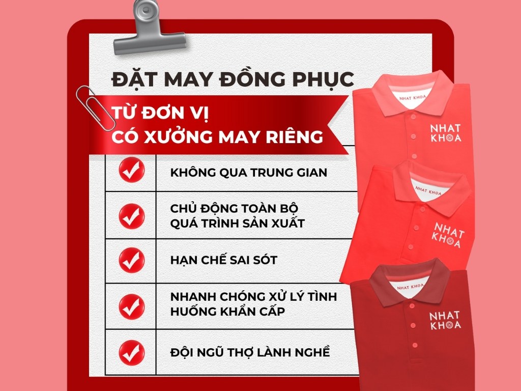 Bạn nên làm việc trực tiếp với xưởng để có chi phí may đồng phục giá rẻ tại hà nội